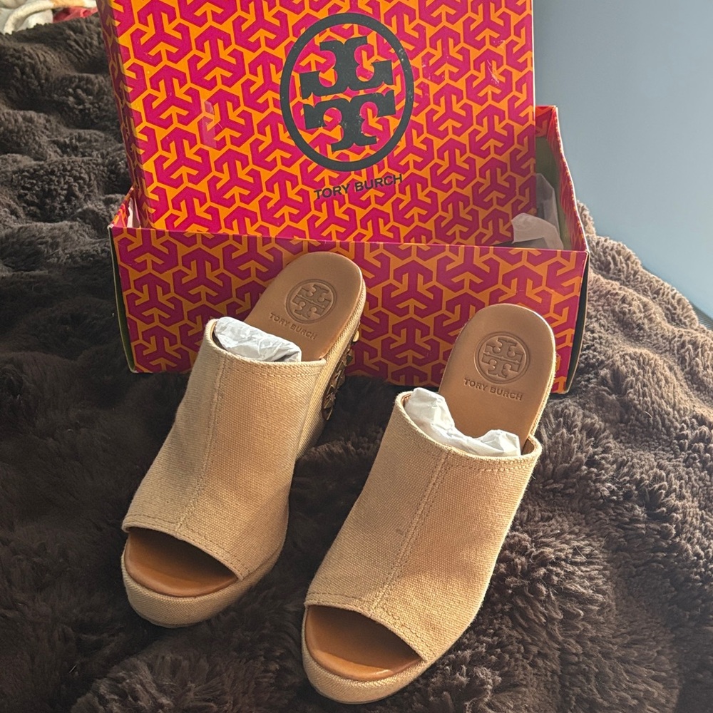 Tory Burch Tan Mules for Women